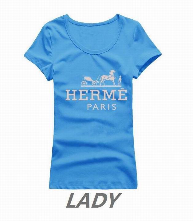 Hermes short round collar T woman S-XL-034